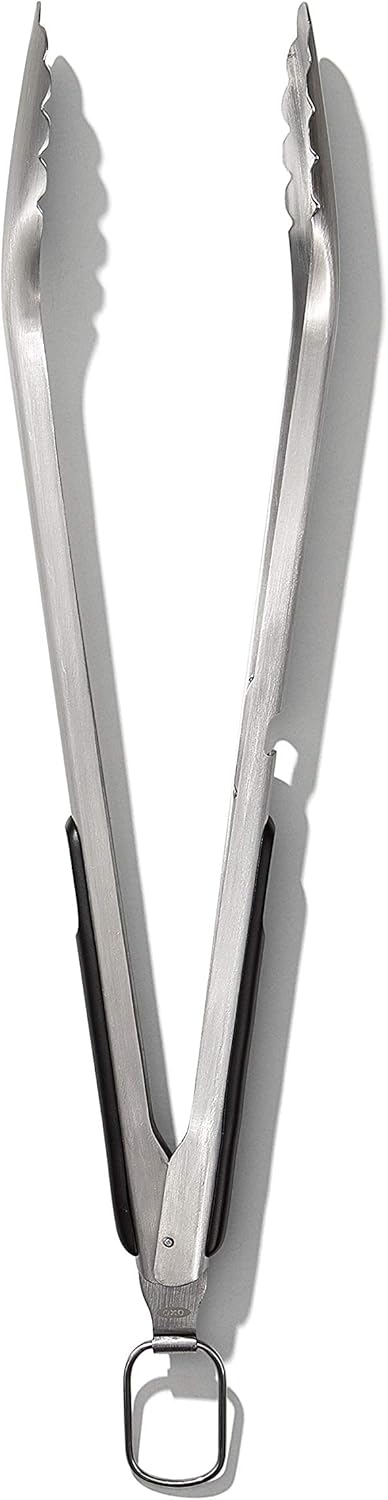 OXO Premium BBQ Turner and Tongs Gift Set – Grill Master's Starter Kit for New Homeowners