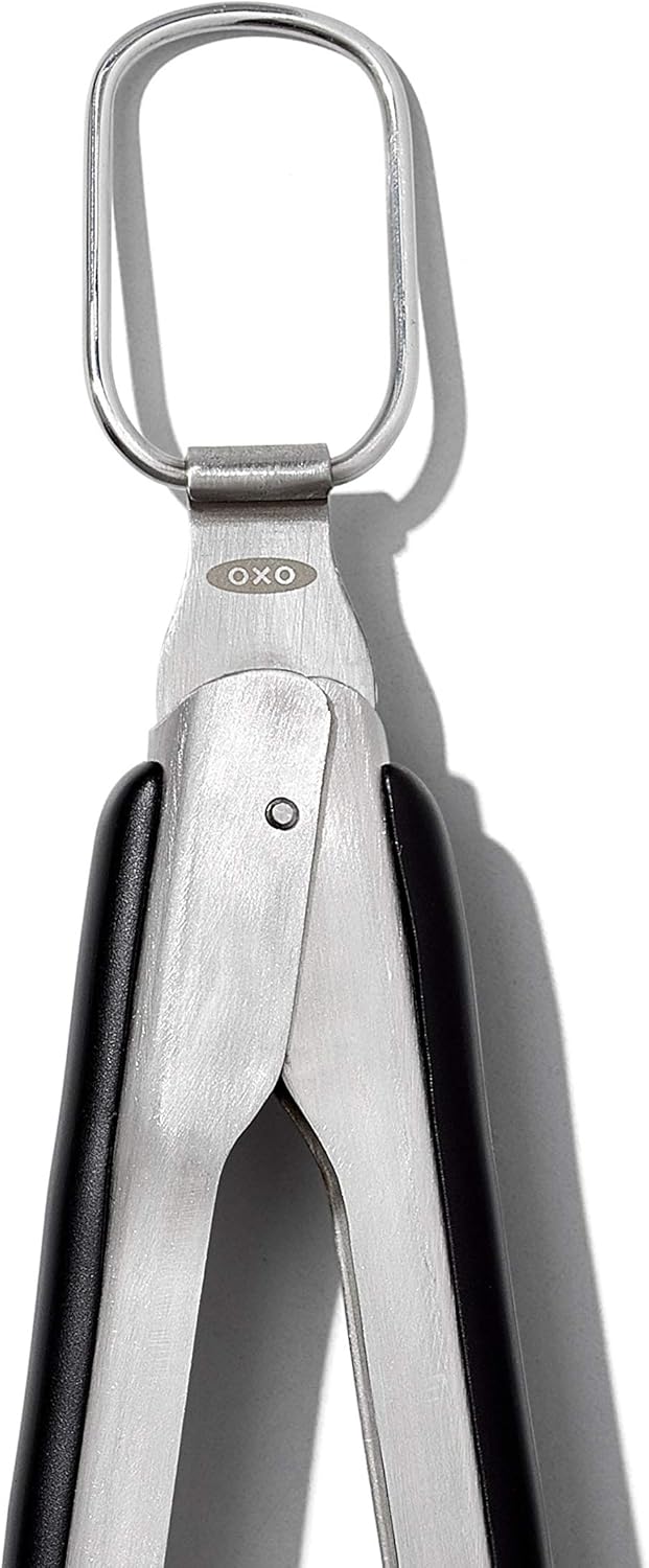 OXO Premium BBQ Turner and Tongs Gift Set – Grill Master's Starter Kit for New Homeowners