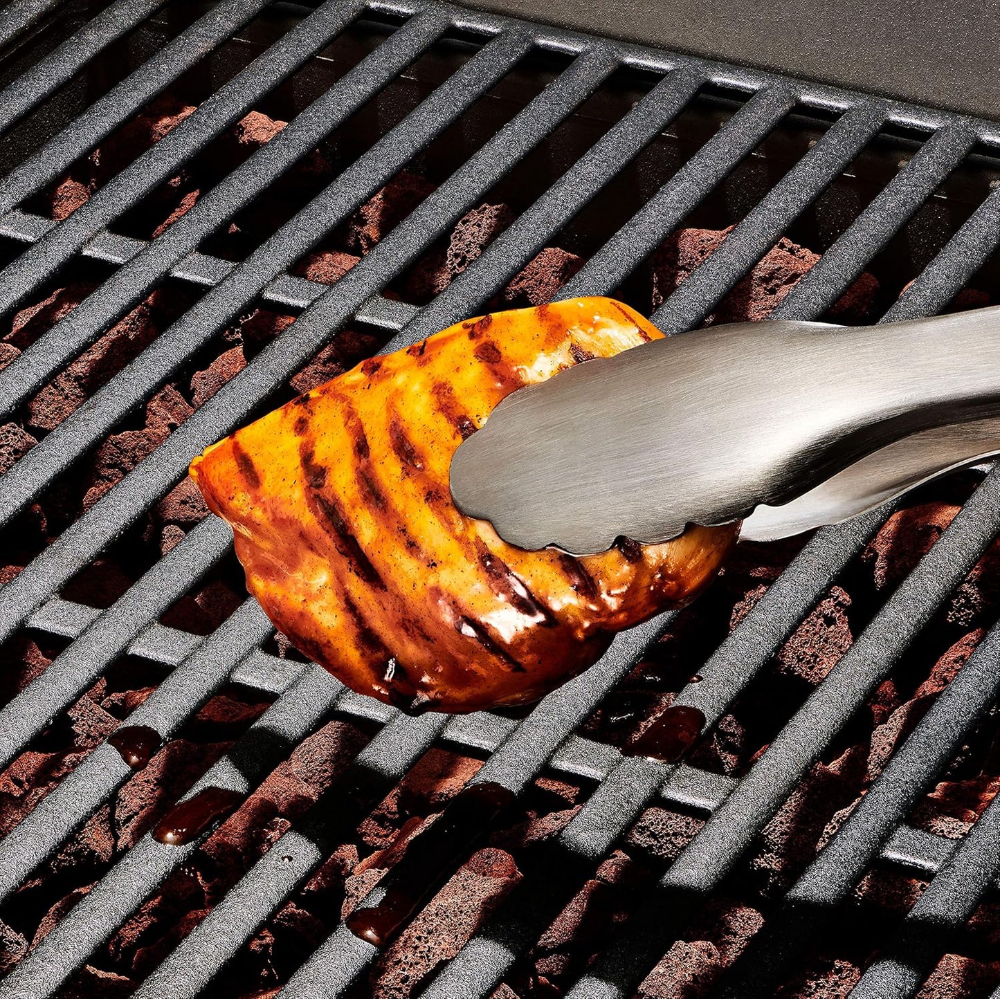 OXO Premium BBQ Turner and Tongs Gift Set – Grill Master's Starter Kit for New Homeowners