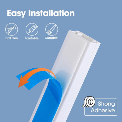 paintable outer surface compatible with standard wall paint