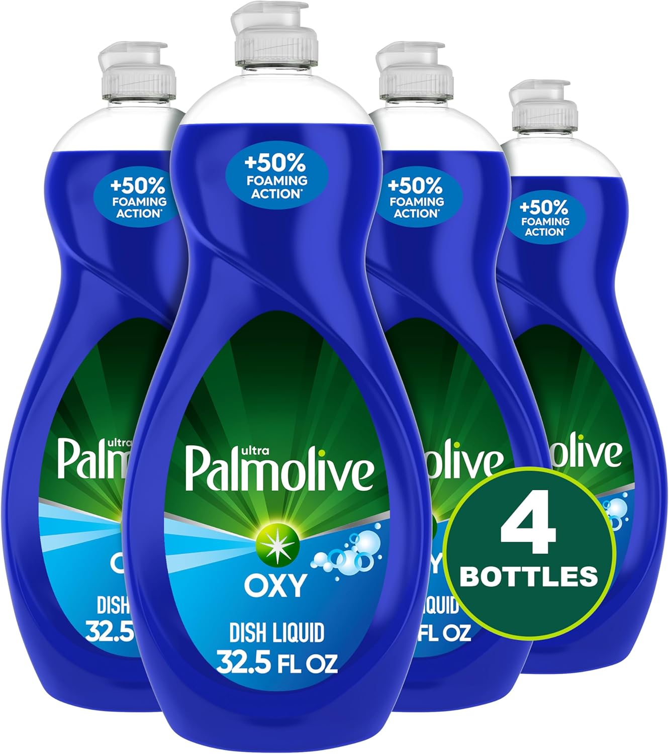 Palmolive Oxy Power Dish Soap – Useful Stocking Stuffer for the Home Cook in Your Life, 32.5 Fl Oz Pack of 4