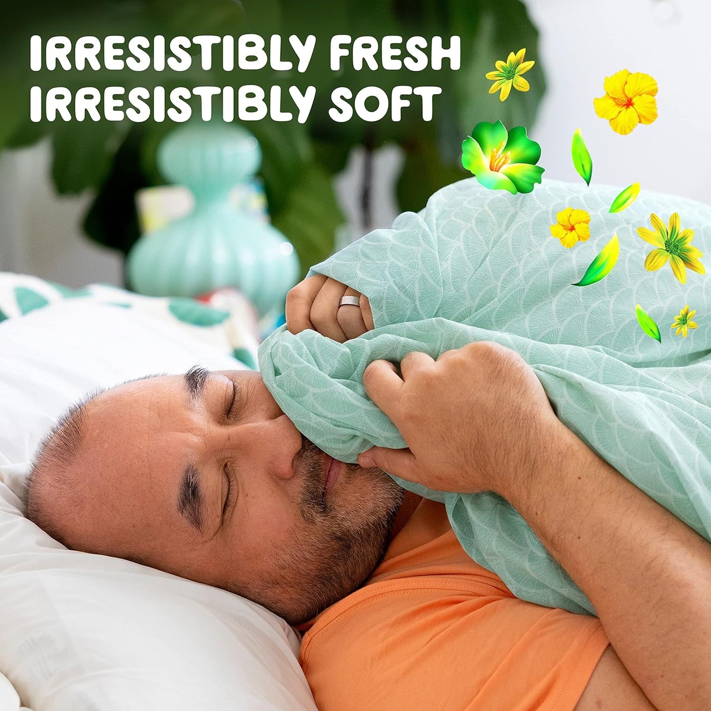part of a coordinated gain product line including detergent, liquid fabric softener, and scent booster beads