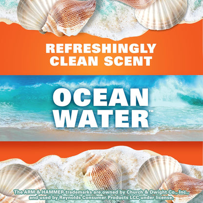 patented arm & hammer-powered odor neutralizer integrated into the bag