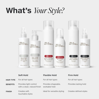 Paul Mitchell Sculpting Foam – Self-Care Hair Ritual for Voluminous, Touchable Styles