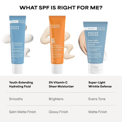 Paula's Choice RESIST Anti-Aging Face Moisturizer SPF 50 – Mindful Daily Defense for Fine Lines and Discoloration