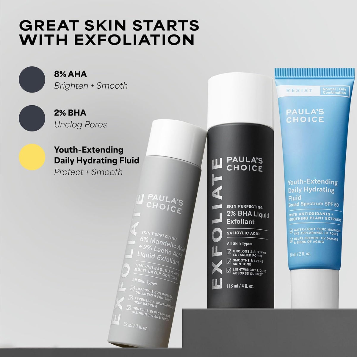 Paula's Choice RESIST Anti-Aging Face Moisturizer SPF 50 – Mindful Daily Defense for Fine Lines and Discoloration