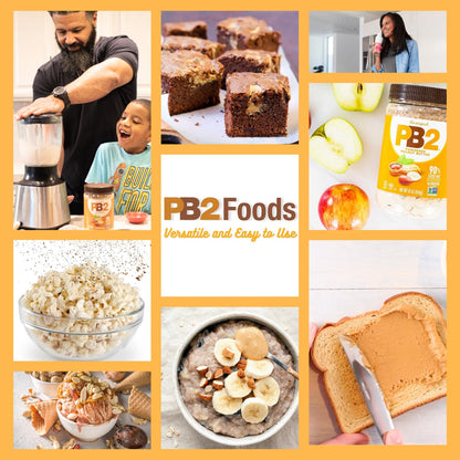 PB2 Powdered Chocolate Peanut Butter with Cocoa – Durable Adventure Jar for Backcountry and Picnic Use