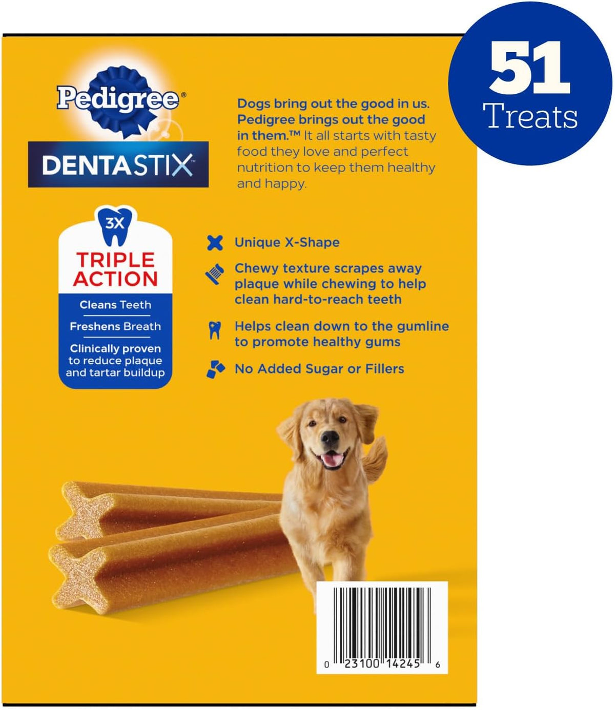 Pedigree Dentastix 51-Count Variety Pack – Housewarming Gift for Multi-Dog Households