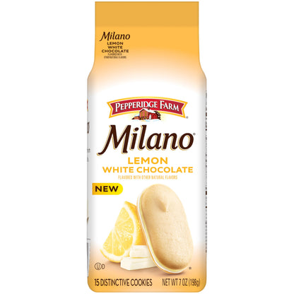 Pepperidge Farm Milano White Chocolate Lemon Cookies – Holiday Cookie Platter Centerpiece for Gifting and Entertaining