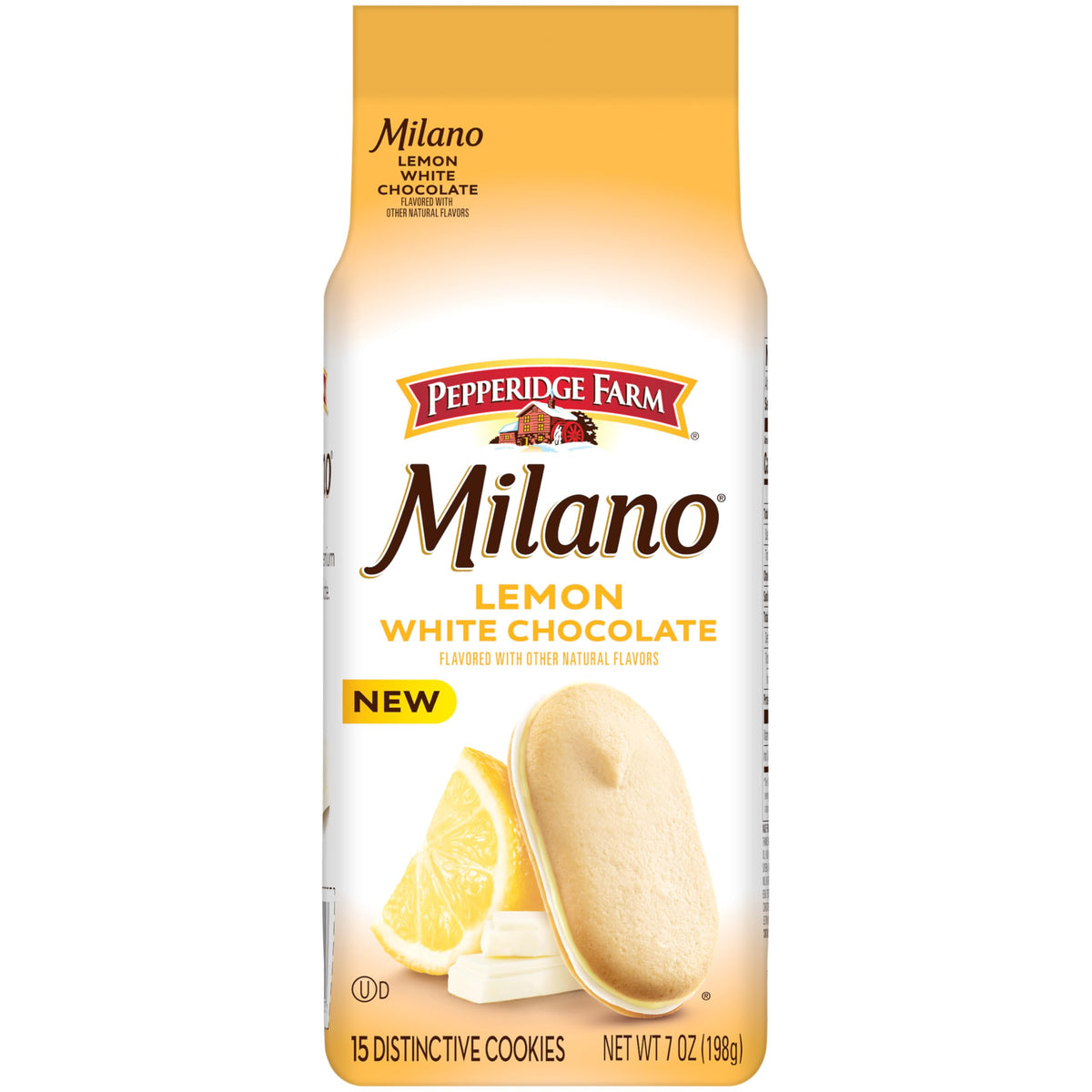 Pepperidge Farm Milano White Chocolate Lemon Cookies – Holiday Cookie Platter Centerpiece for Gifting and Entertaining