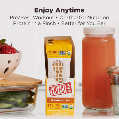 Perfect Bar Protein Bar – Travel-Ready Protein for Weekend Trips and Errands, Refrigerated Snack