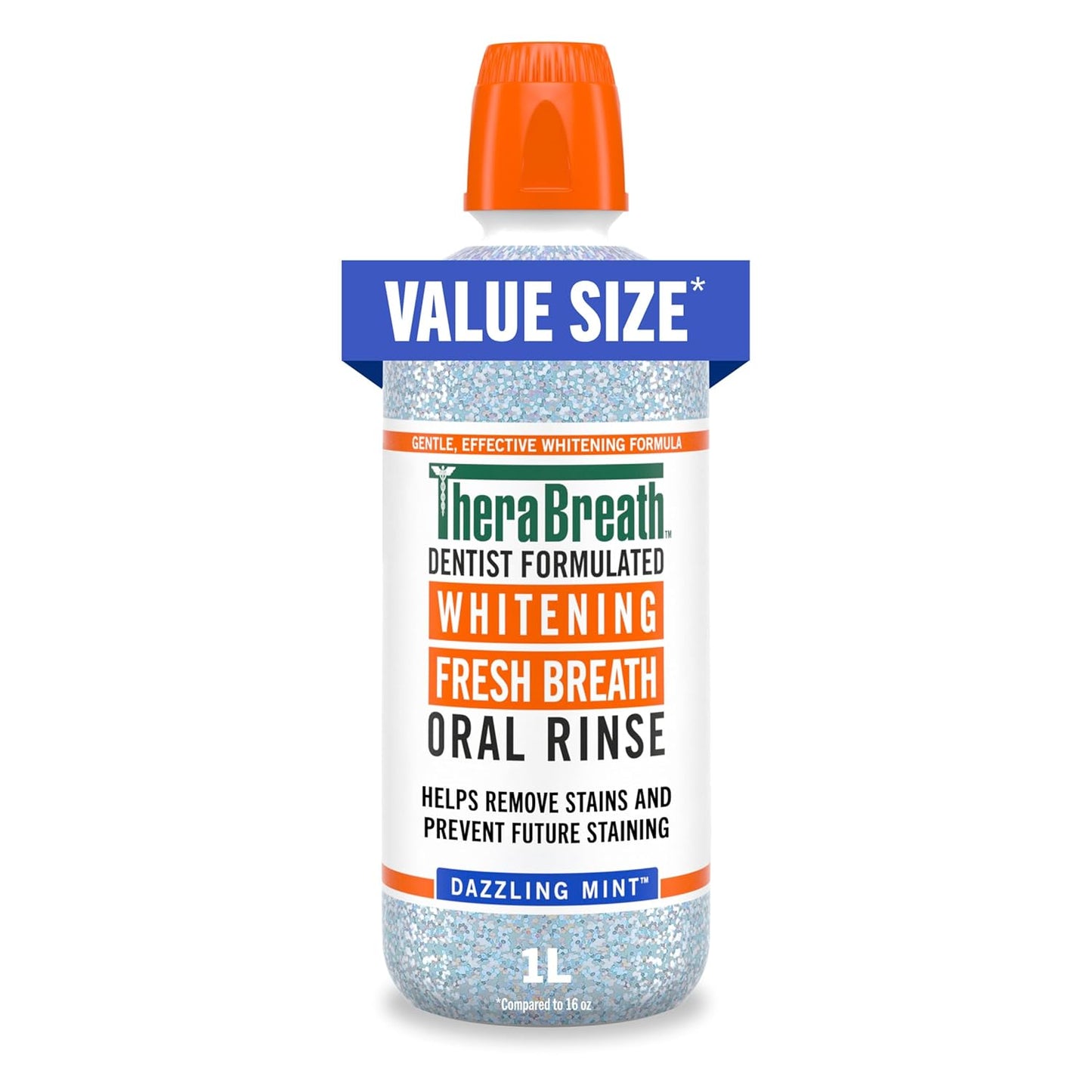 peroxide-free whitening formula powered by naturally-sourced stain-fighting enzymes