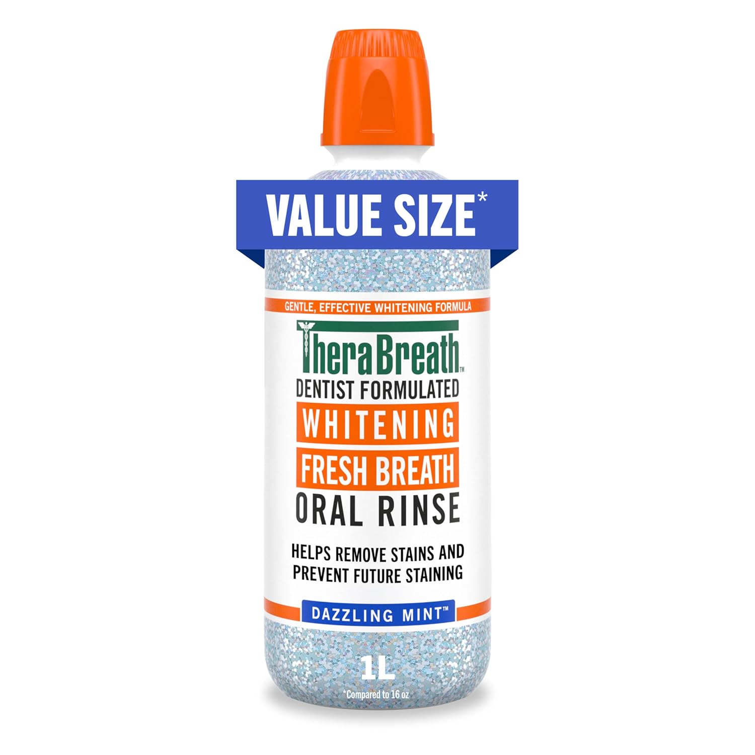 peroxide-free whitening formula powered by naturally-sourced stain-fighting enzymes