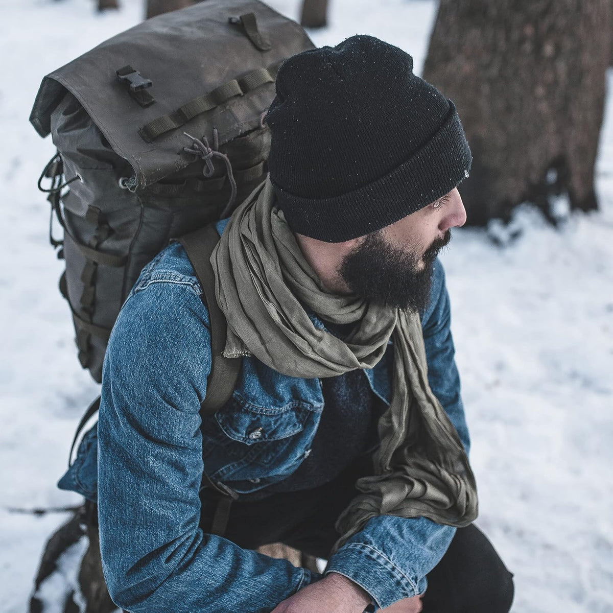 PFFY Beanie – Versatile Outdoor Skull Cap for Skiing, Hiking and Trail Use, Double-Layer Knit