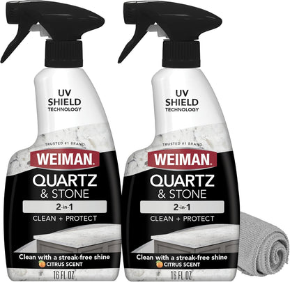 ph neutral, acid-free hard surface cleaner safe for quartz and sealed stone