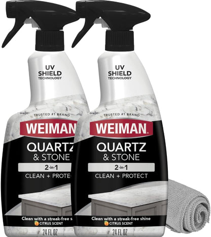 ph neutral quartz-specific formula safe for sealed stone