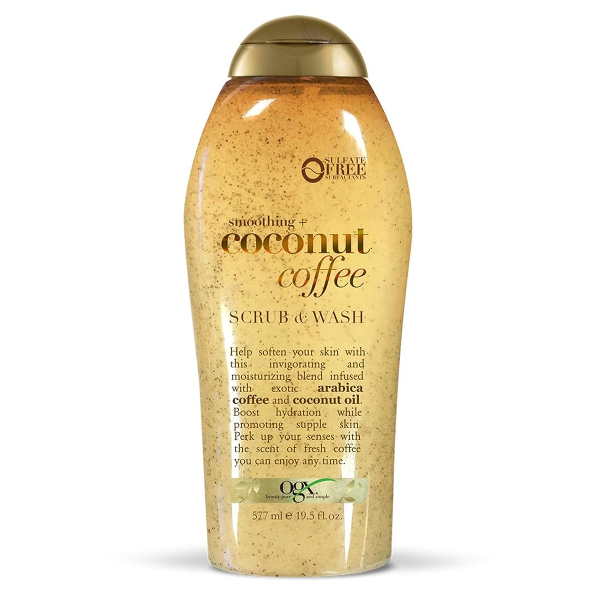 physical exfoliant powered by arabica coffee seed extract