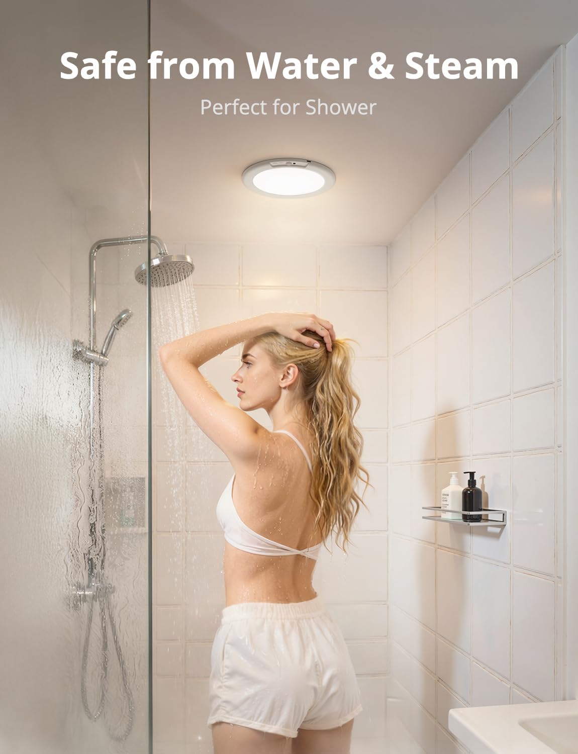 pir motion sensor with 13ft/4m detection range and 20-second auto-off