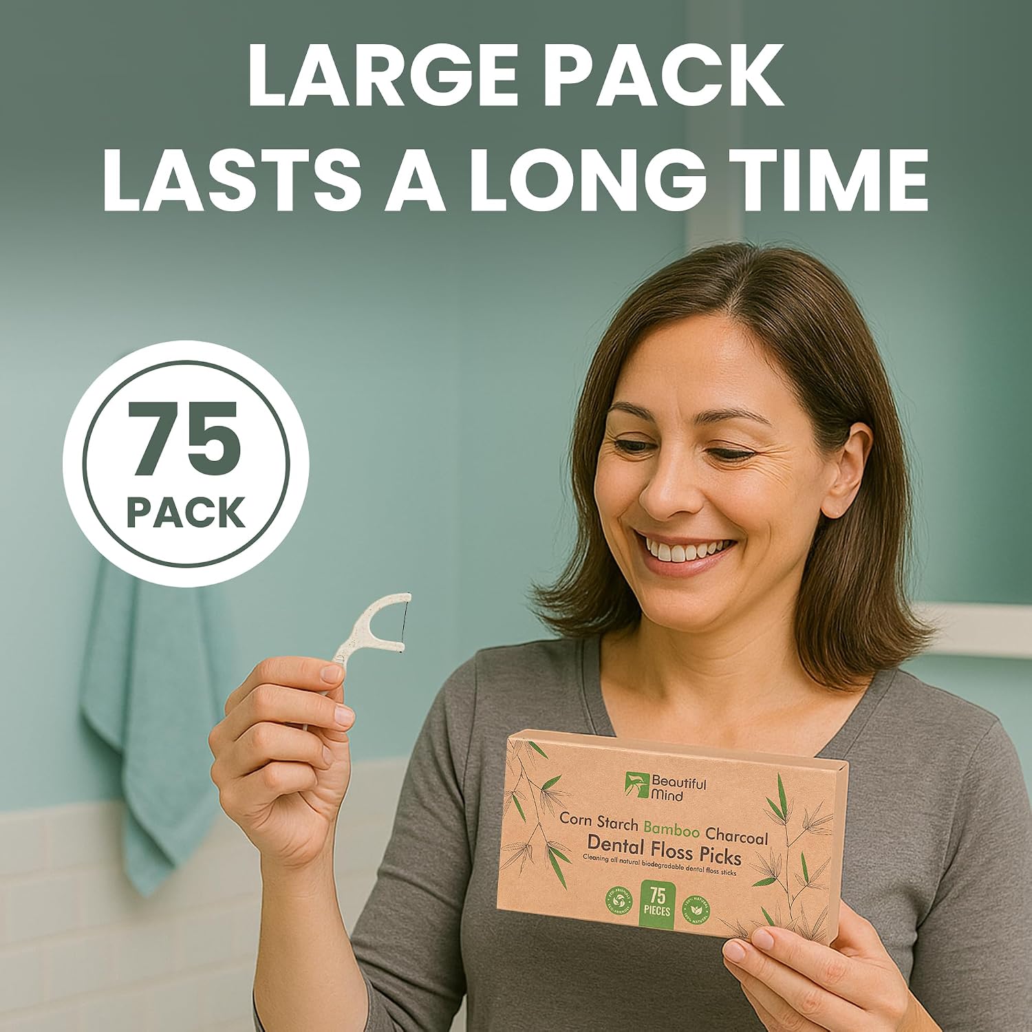 Plant-Based Floss Sticks – Gentle Post-Meal Cleanse for Your Wellness Bathroom Routine