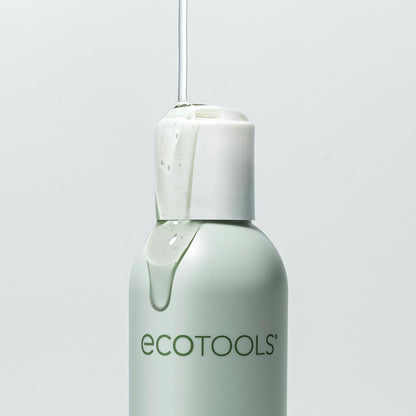 EcoTools Makeup Brush Cleanser + Sponge Shampoo – Breakout-Prone Skin Hygiene Reset, Dermatologist-Tested 8 oz