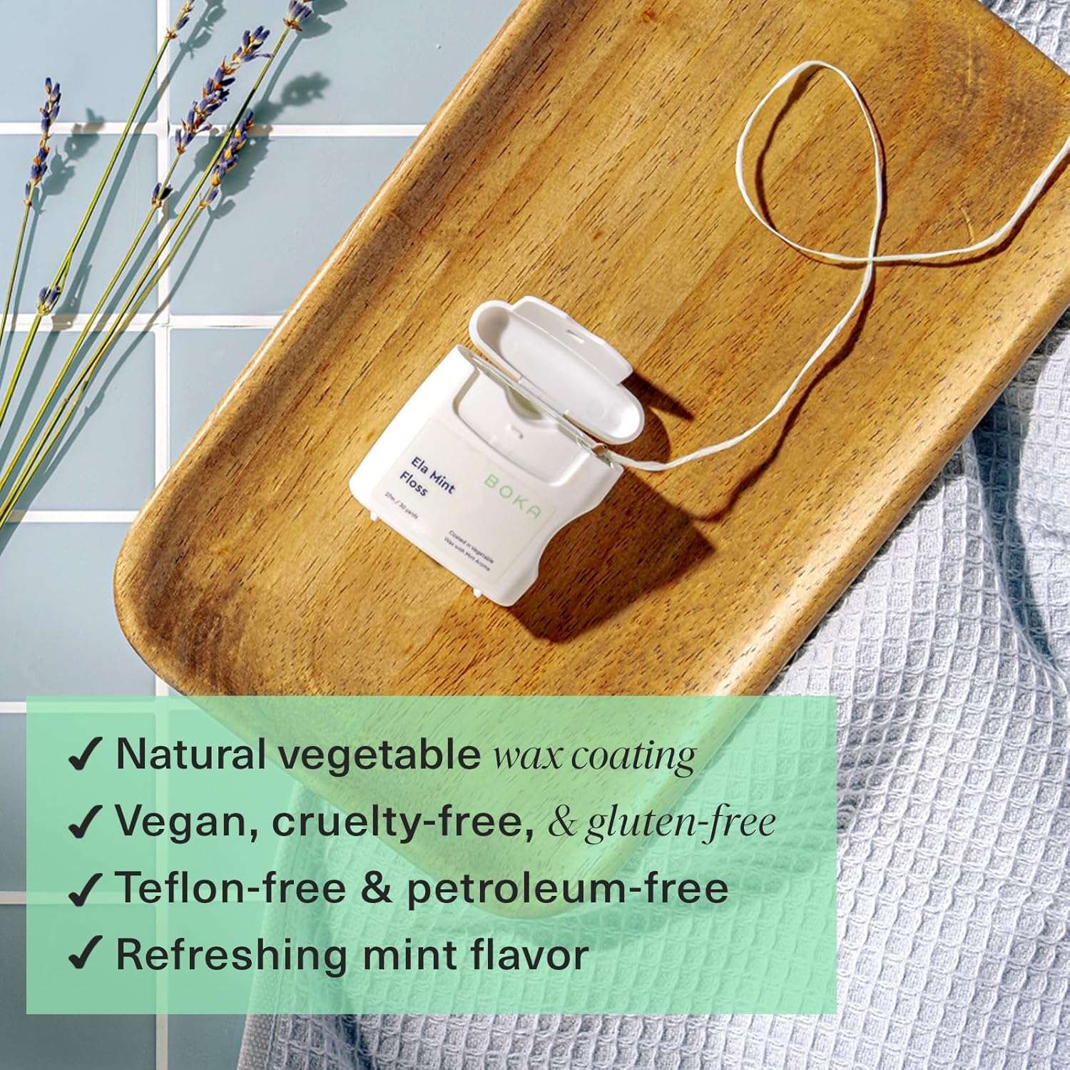 plant-based vegetable wax coating instead of petroleum wax or teflon