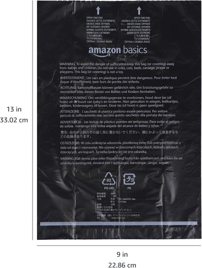 plastic tabletop dispenser for clean, one-handed bag removal from the roll