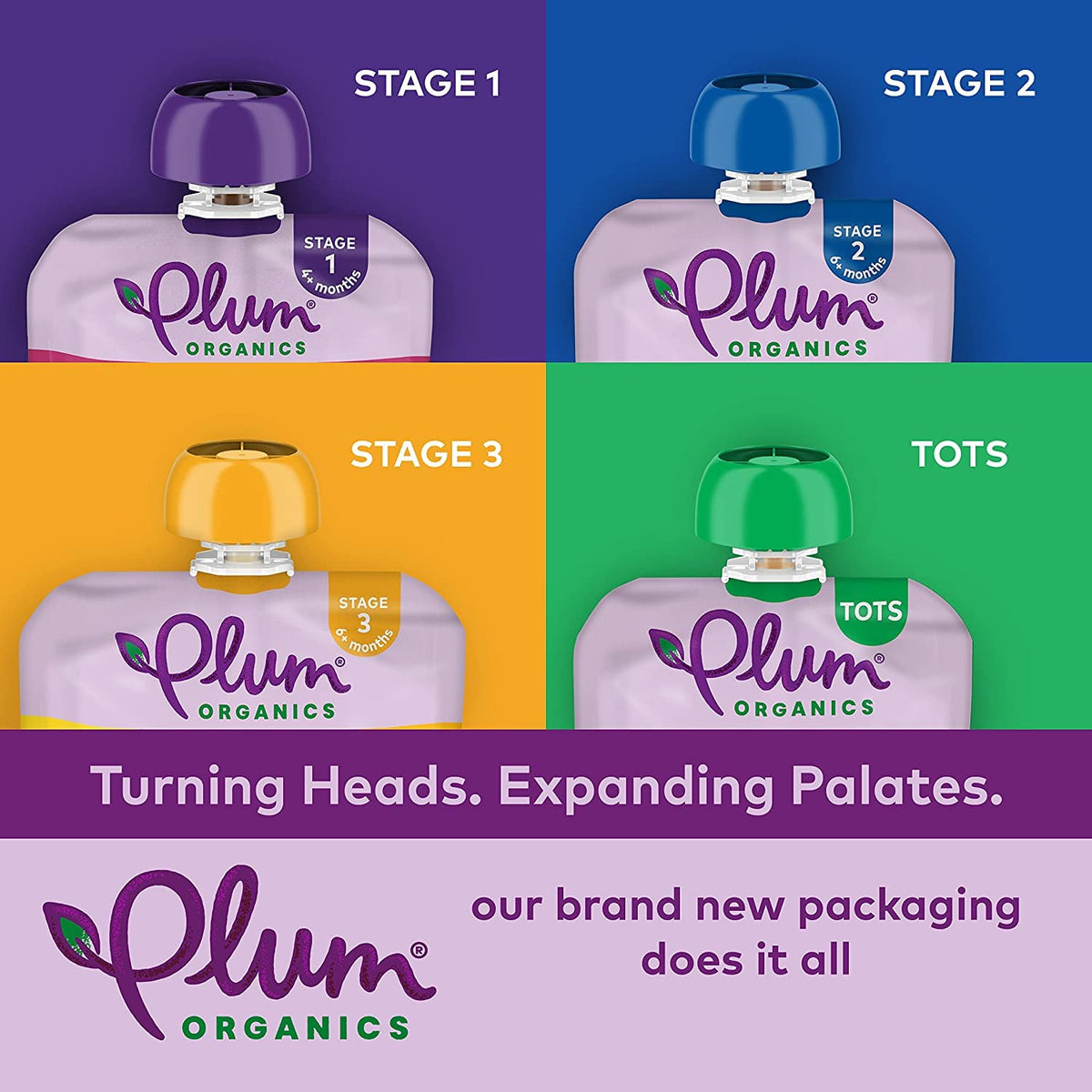 Plum Organics Banana & Pumpkin – Clean Label Organic Baby Food, Two Simple Ingredients, Stage 1 Pouch, 4+ Months