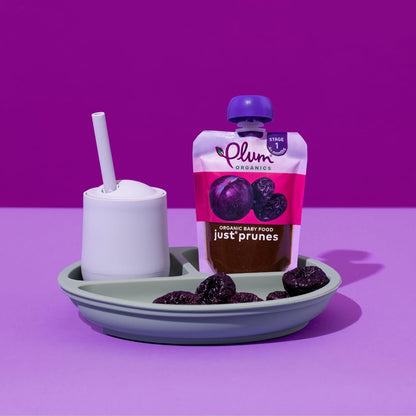 Plum Organics Banana & Pumpkin – Clean Label Organic Baby Food, Two Simple Ingredients, Stage 1 Pouch, 4+ Months