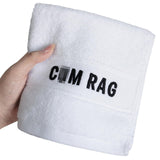 KISSHAKE White Cotton Towel for Men - Soft, Absorbent Addition to a Calm Home Routine