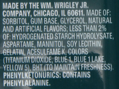 polar ice (cool mint) flavor profile