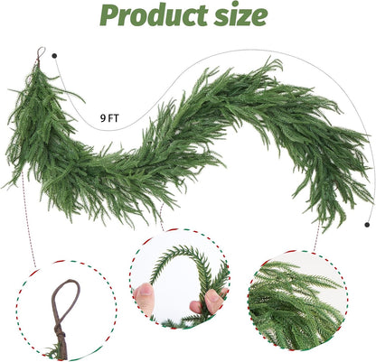 polyethylene construction designed for low-maintenance use without watering or needle shedding