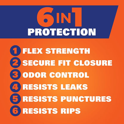 polyethylene construction with flex strength for stretch without tearing