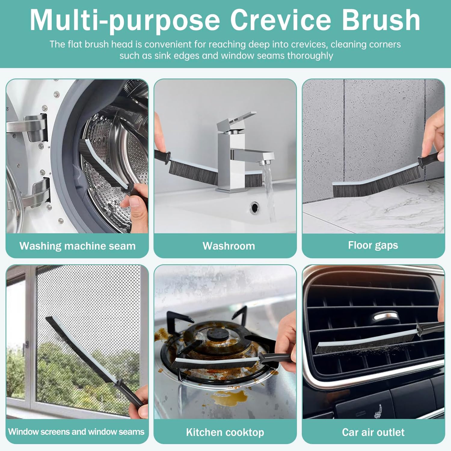 polypropylene ergonomic handle with integrated hanging hole for storage