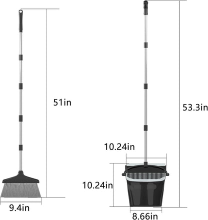 polypropylene (pp) handle and plastic construction for lightweight durability