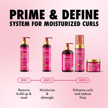 pomegranate, honey, babassu oil, and citrus extract blend for natural nourishment