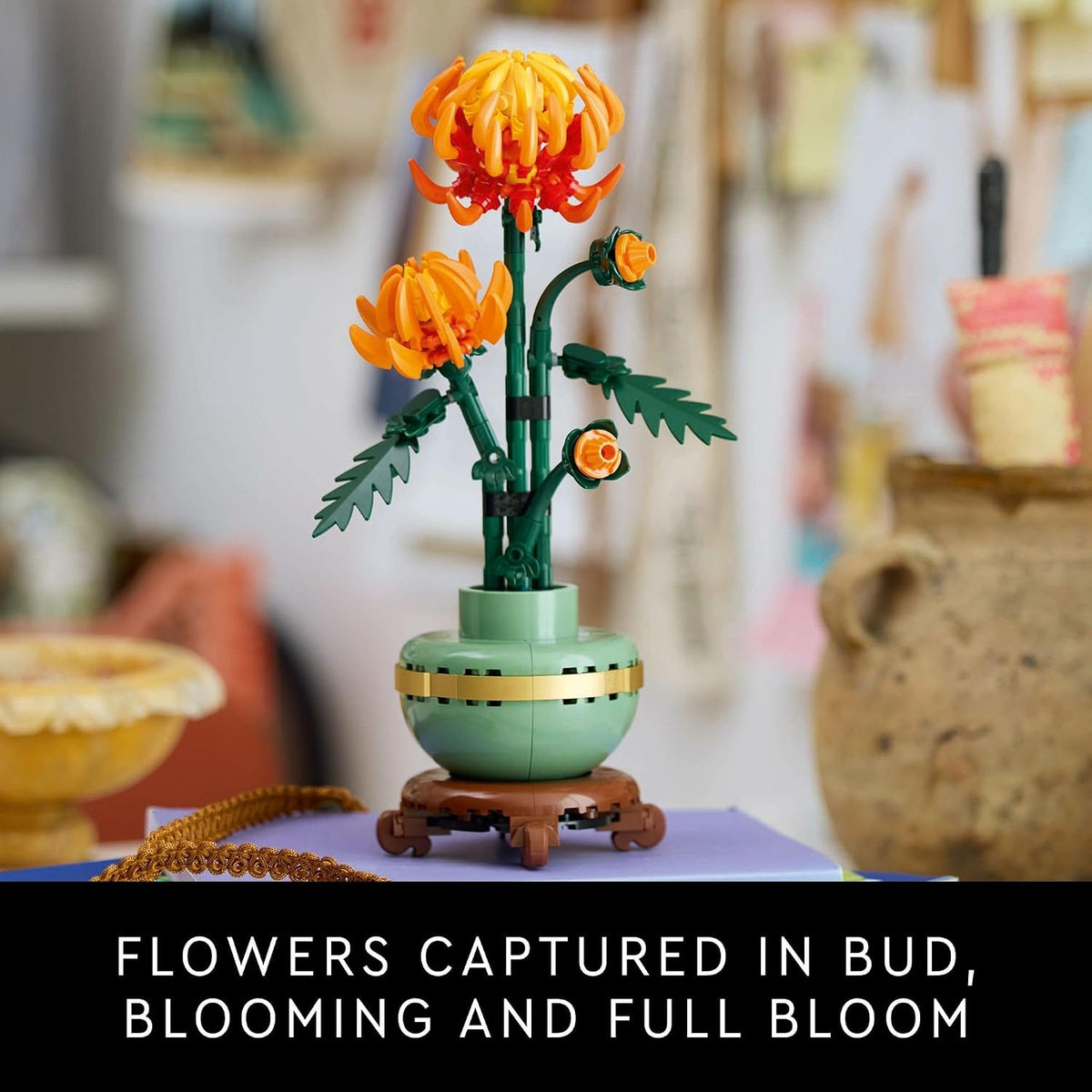 posable leaves and petals for customized arrangement