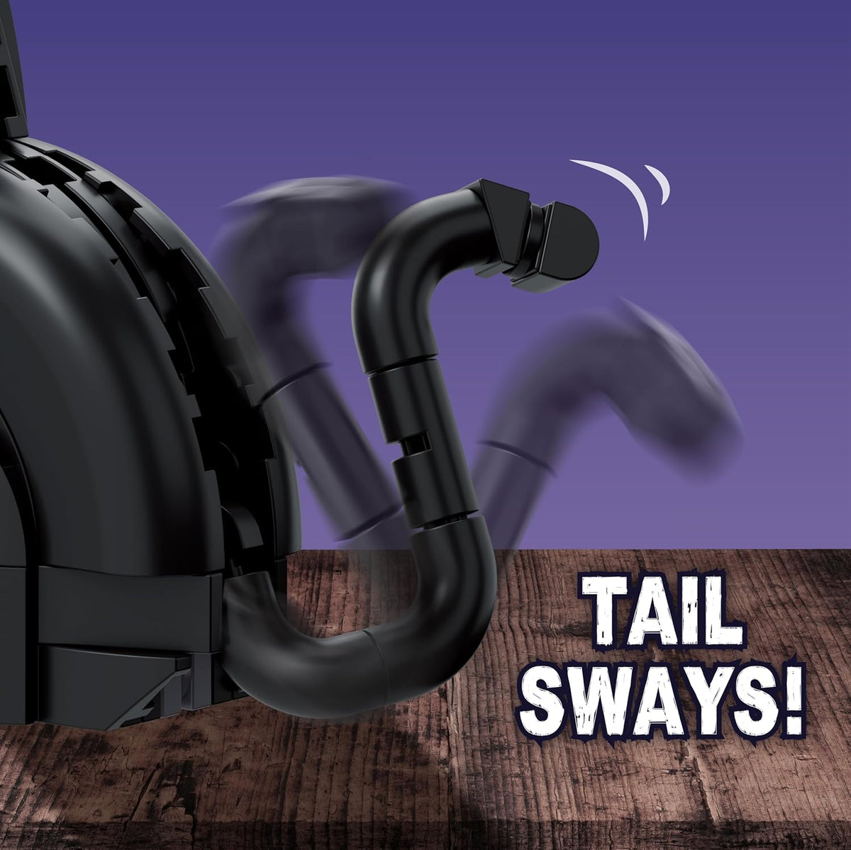 posable tail that can be hand-bent into multiple stances
