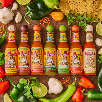 positioned in the premium 'reserva' sub-line alongside other cholula flavors