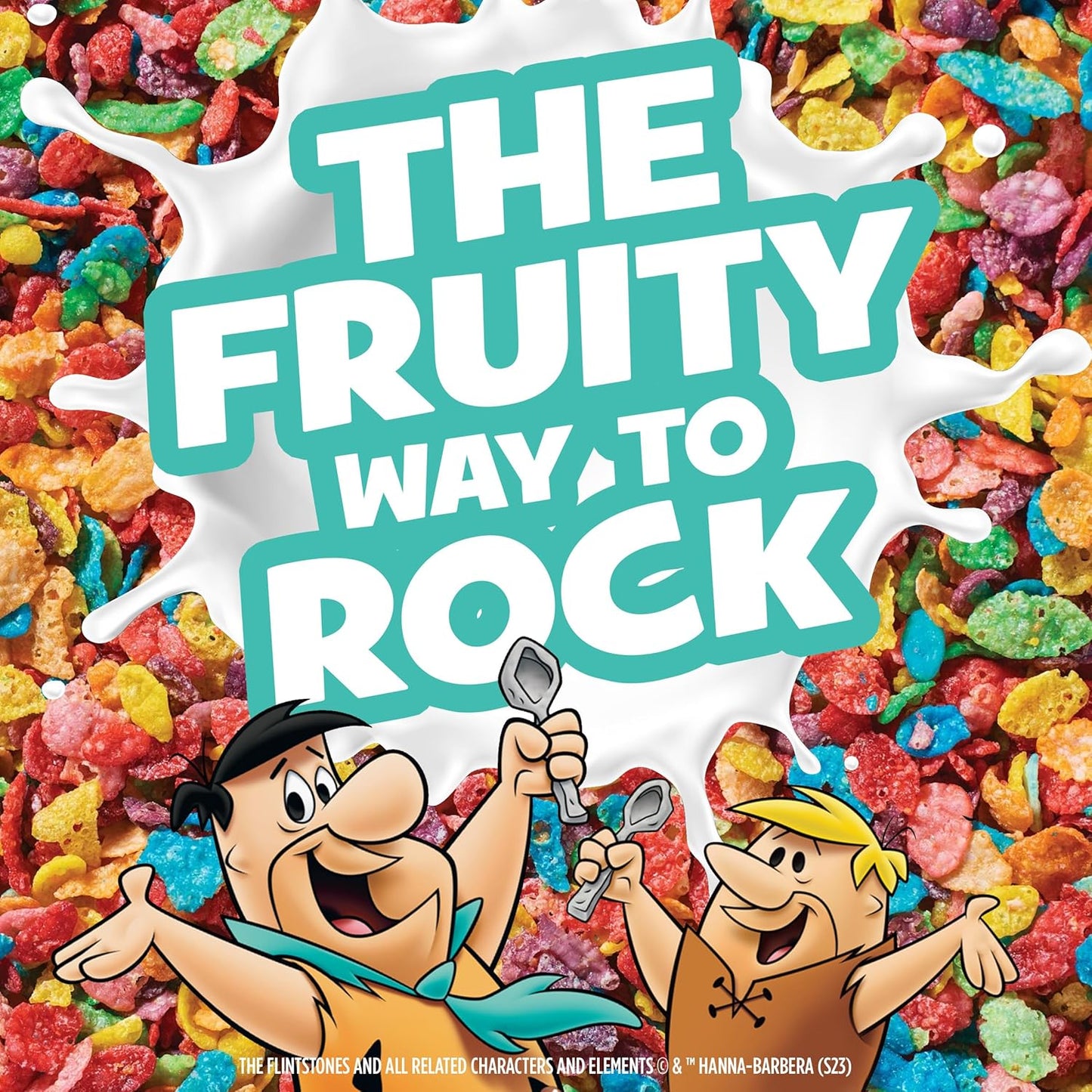 Post Fruity Pebbles Cereal – Gluten Free Kids Breakfast for Family Breakfast Table