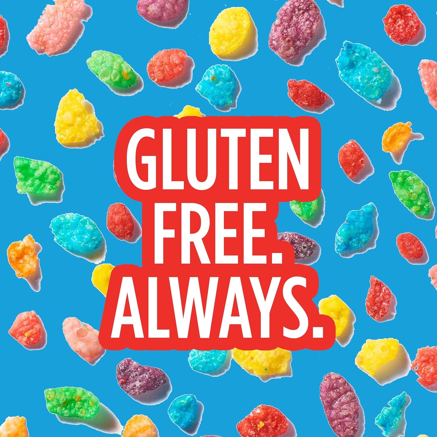 Post Fruity PEBBLES Marshmallow Cereal – Gluten Free Kids Breakfast for Nursery Snack Time