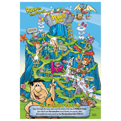 Post Fruity PEBBLES Marshmallow Cereal – Gluten Free Kids Breakfast for Nursery Snack Time