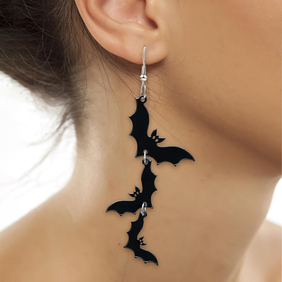 post-style earring construction for standard pierced ears