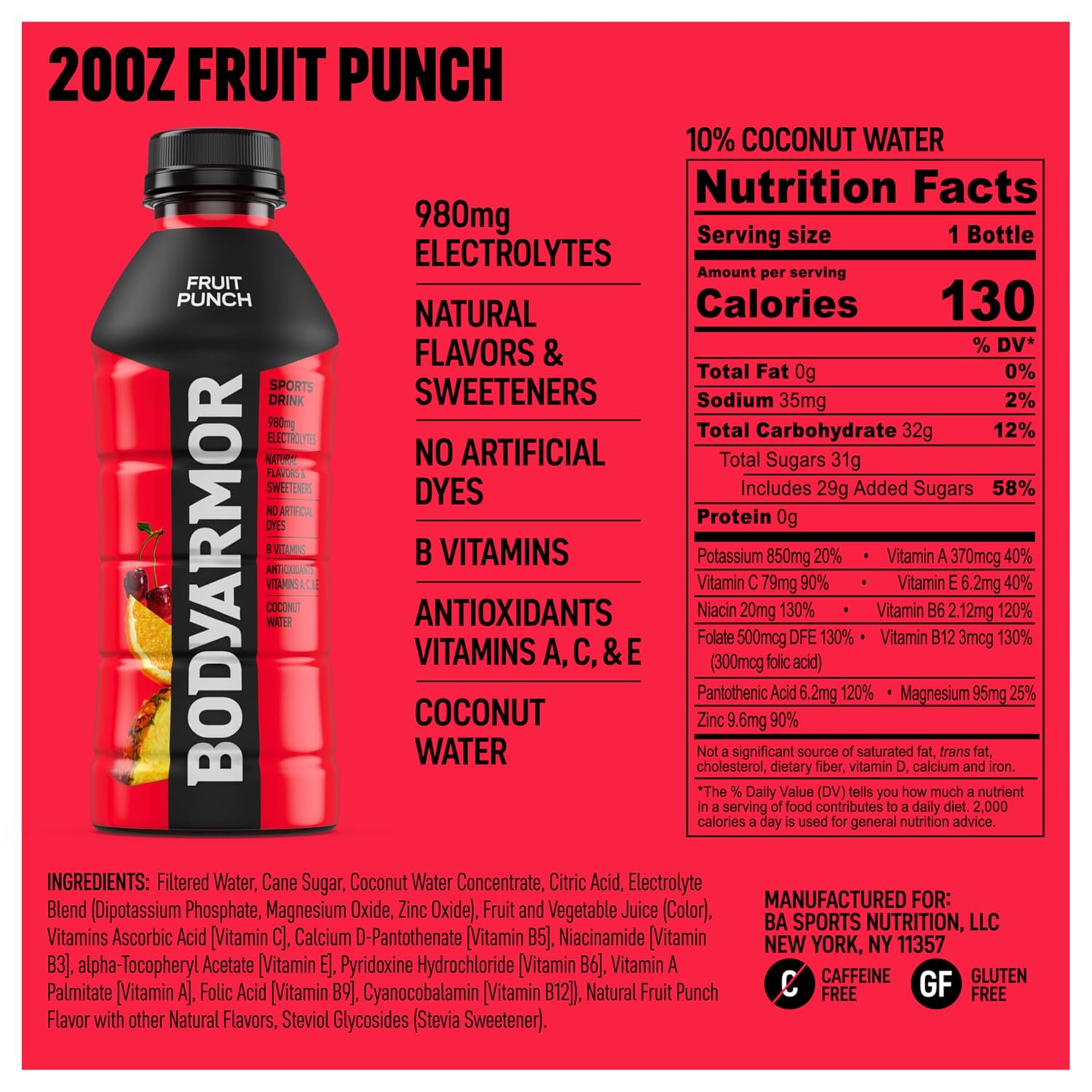 potassium-packed electrolyte blend for athletic performance