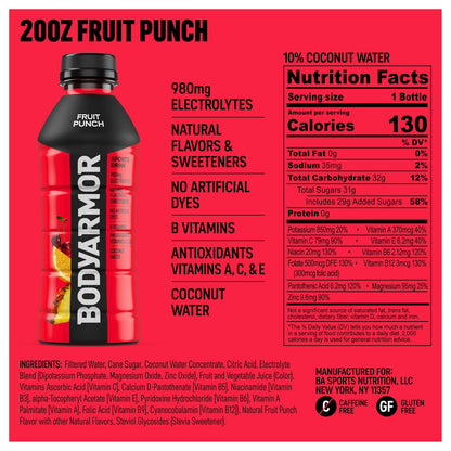 potassium-packed electrolyte blend for athletic performance