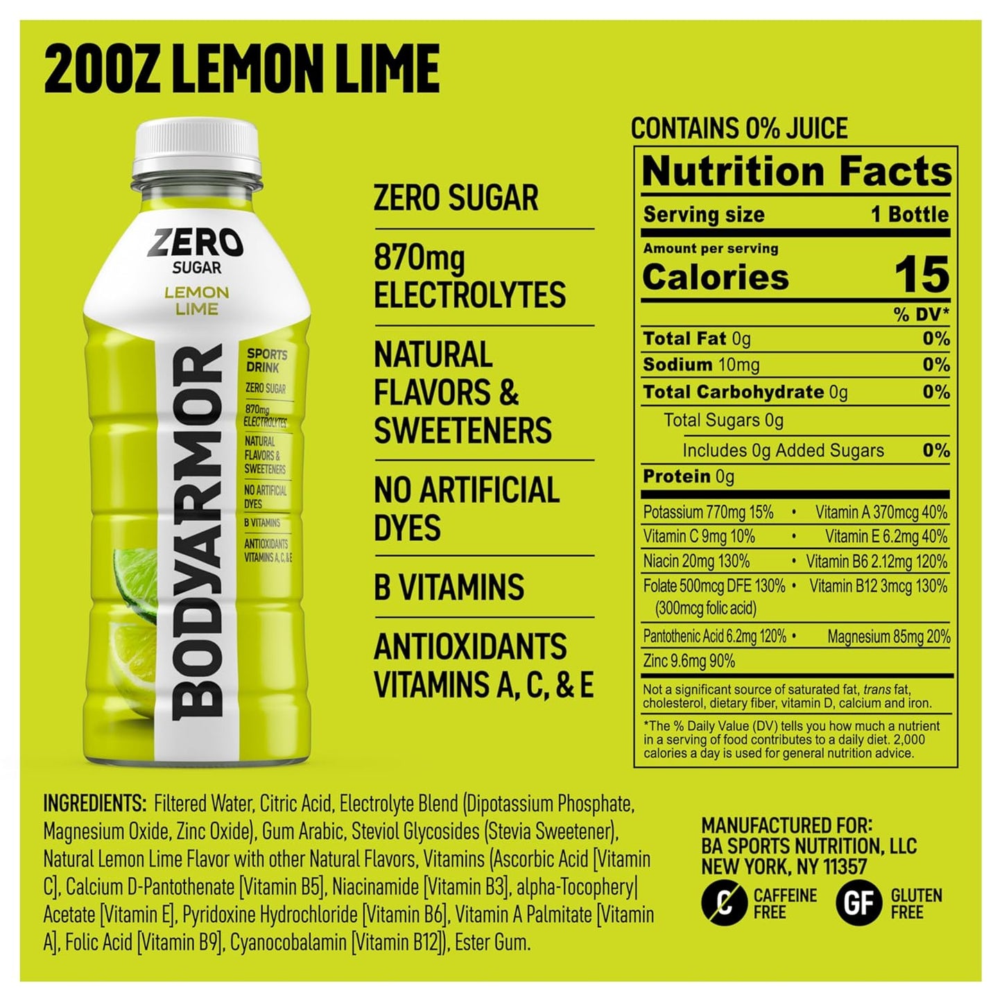 potassium-rich electrolyte blend for hydration