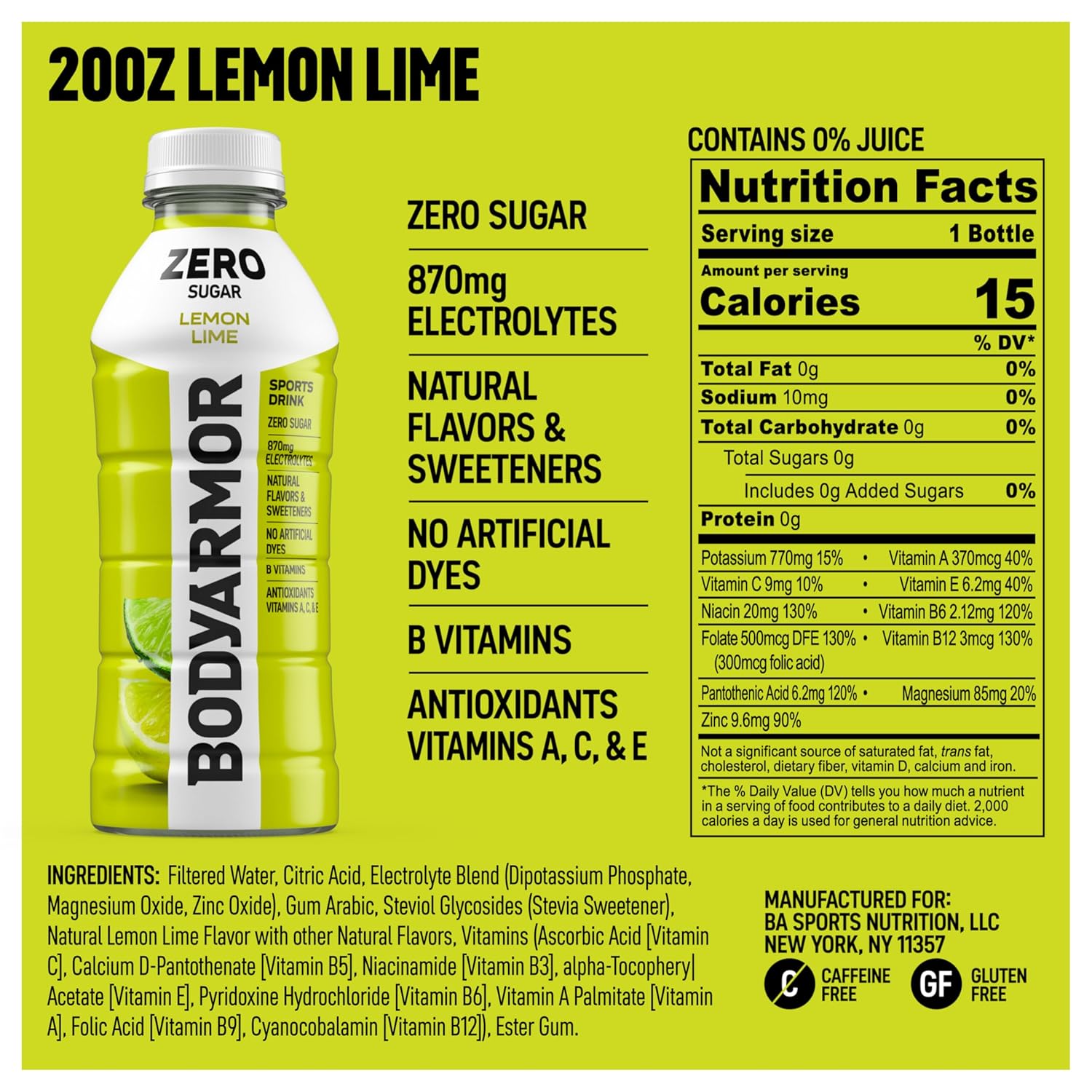 potassium-rich electrolyte blend for hydration