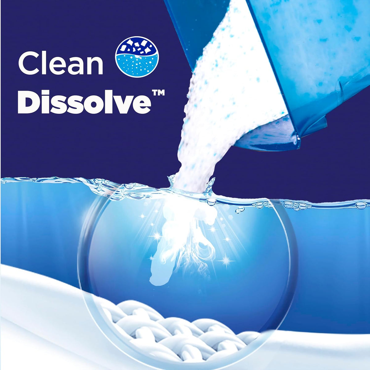 powder concentrate format delivering tough stain removal