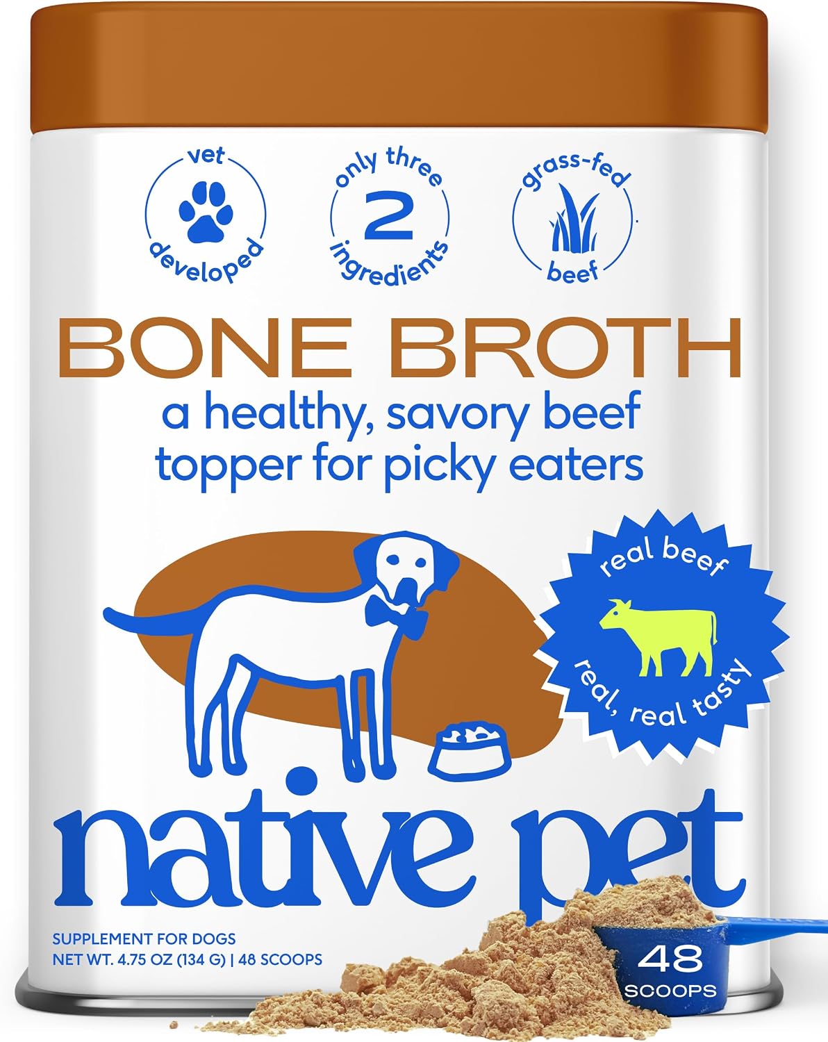 powder format with 48 scoops per container and sizes up to 192 servings for long-lasting value