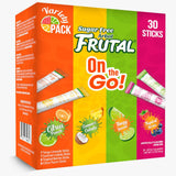 Frutal On-The-Go! Powdered Water Flavoring – Productivity Boosting Hydration for Remote Workers, Single Serve Sticks
