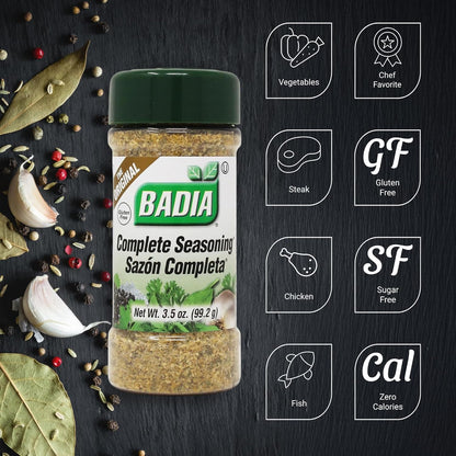 pre-balanced flavor profile designed for meats, vegetables, soups, and everyday dishes